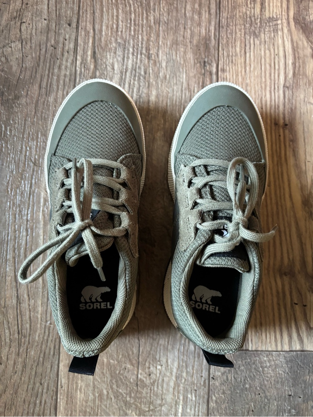 Sorel Out N About III Waterproof Sneakers Olive Green 5.5